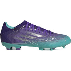 Purple Soccer Shoes adidas X Speedflow.3 Firm Ground - Purple Rush/Silver Metallic/Mint Rush