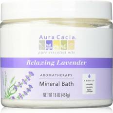 Paraben-Free Bubble Bath Aura Cacia Relaxing Lavender Aromatherapy Mineral Bath 16oz