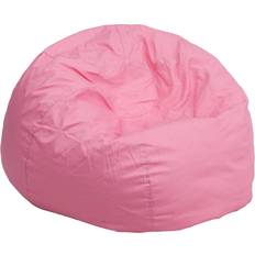 Flash Furniture Duncan Oversized Light Pink Bean Bag