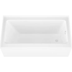 White Bathtub Screens & Front Panels Anzzi Alcove (SD05401BN-3260R) 152.4x81.3