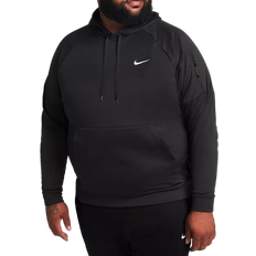 Nike Sweaters Nike Men's Therma-FIT Long-Sleeve Logo Hoodie - Black/White
