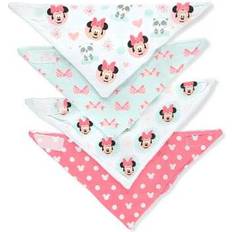 Disney Pacifiers & Teething Toys Disney 4 pack baby minnie mouse bandana bibs