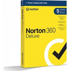 Kontorprogram Norton LIFELOCK 360 DELUXE 50GB ND 1 USER 5 DEVICE 12MO GENERIC ATTACH RSP MM GUM
