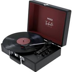 Beste Platespillere Mixx HÃ¸yttaler Tribute Vinyl Record Player Svart