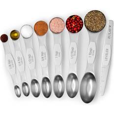 Zulay Kitchen Stackable Dual Sided Magnetic Spoons Measuring Cup