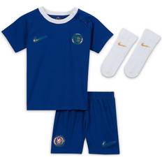 Fußballhalter Nike Chelsea Hjemmebanetrøje 2023/24 BabyKit Børn 912 months