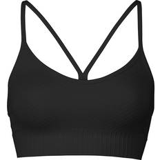 Casall Seamless Graphical Rib Sports Top, Black