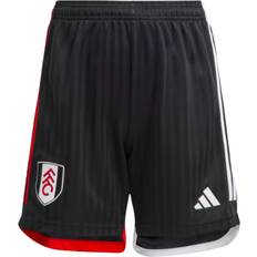 adidas 2023-2024 Fulham Home Shorts Black 13/14 Years 28" Waist