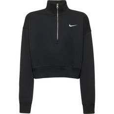 Nike Sweaters Nike Sportswear Womens Phoenix Fleece Zip Black
