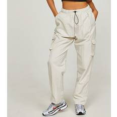 Cargo Pants - Women Nike Women's Sportswear Essential High Rise Woven Cargo Pants - Light Orewood Brown/Sail