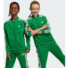 Grün Oberteile adidas Superstar Primeblue Grundschule Track Tops Green 135