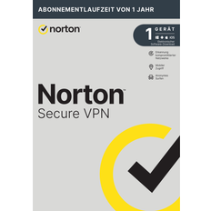 Norton Office-Programm Norton Secure VPN 2023, 1 Gerät 1 Jahr, Download