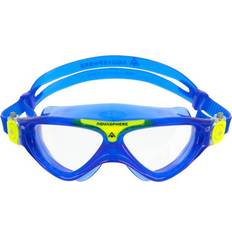 Justerbart bånd Dykkermasker Aqua Sphere svømmemaske junior Vista Blå/gul