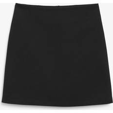 Röcke reduziert Minirock In A-Linie Schwarz Schwarz