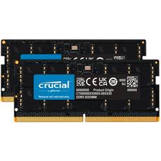 96 GB RAM minne Crucial SO-DIMM DDR5 5600MHz 2x48GB ECC (CT2K48G56C46S5)