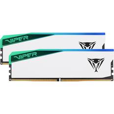 6200 MHz - 64 GB - DDR5 RAM Memory Patriot Viper Elite RGB White DDR5 6200MHz 2x32GB ECC (PVER564G62C42KW)