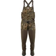 Drake Wader Trousers Drake Waterfowl Insulated Breathable Chest Wader with Sewn-In Liner for Men Mossy Oak Shadow Grass Habitat 13 Regular