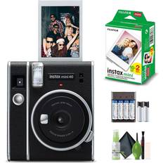 Fujifilm Instax Mini 40 Instant Camera With Instax Mini 20 Sheets
