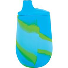 Nuby Baby Bottles & Tableware Nuby Tie Dye Silicone Training Sippy Cup BLUE/GREEN One Size