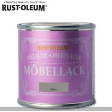 Rust-Oleum Möbellack Metallic-Oberfläche Silber Lackfarbe Silver 0.125L