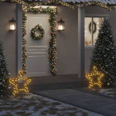 Warm White Advent Stars vidaXL Christmas Light Decoration Advent Star 23.6"