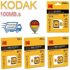 Kodak Micro sd speicherkarte 4k u3 32gb 256gb sdhc uhs-i with adapter