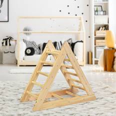 Costway Spielzeuge Costway Wooden Climbing Triangle