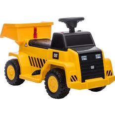 Elektrische Kinderfahrzeuge Homcom Elektro Kindertraktor mit Kipplaster gelb