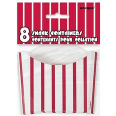 Unique Popcorn Box Snack Container 8-pack