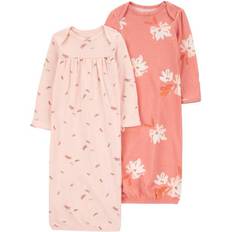 S Nightwear Children's Clothing Carter's Baby 2-Pack Sleeper Gowns PRE Pink