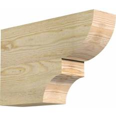 Composite Decking Timber Ekena Millwork Ridgewood Rough Sawn Rafter Tail, Douglas Fir N/A