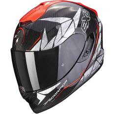 Scorpion EXO-1400 Evo Air Aranea Helmet, black-red, 2XL, black-red