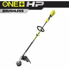 Ryobi Battery Grass Trimmers Ryobi P20101BTL One 18-Volt Lithium-Ion Cordless Attachment Capable Brushless String Trimmer Tool-Only