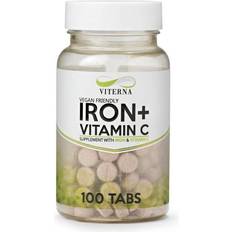 Vitaminer & Mineraler på salg Viterna Vital Iron + Vitamin C, 100