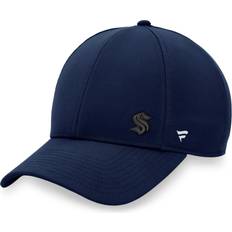 Caps Fanatics Deep Sea Blue Seattle Kraken Authentic Pro Road Structured Adjustable Hat