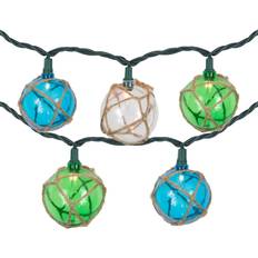 Candles & Accessories Northlight Natural Jute Wrapped Multi-Color Ball Christmas Set Wire