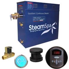 Saunas SteamSpa Indulgence 9 KW QuickStart Bath Generator Package with Built-in Auto Drain in Oil Rubbed Bronze