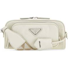 Prada Taschen Prada White Nappa Leather Crossbody Bag