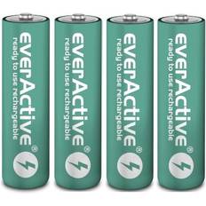 everActive 4 x aaa 550mah nimh rechargeable batteries precharged dect phone lr03