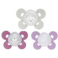 Chicco Schnuller Chicco Silicone Pacifier Physio Comfort Girl 16-36 M 2u