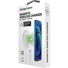 Chargeworx Iphone 12 Magnetic Wireless White