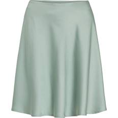 Vila High Waist Mini Skirt - Green Milieu