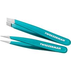 Tweezers Tweezerman Majestic Turquoise Micro Mini Set