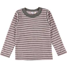 Rosa T-skjorter Joha Ull Pink Stripe Genser-140