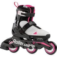 Pink Inlines & Roller Skates Rollerblade Microblade Free 3WD Girls Adjustable Inline Skates, Grey/Pink 2-5