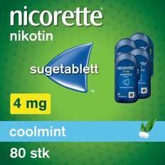 Nicorette Reseptfrie legemidler 4 mg sugetablett coolmint 20 st
