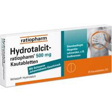 Menthol Rezeptfreie Arzneimittel HYDROTALCIT-ratiopharm 500 mg Kautabletten 20 Stk. Tablette