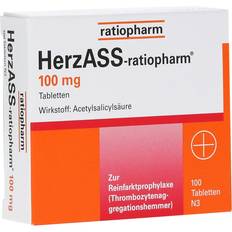 Magen & Darm Rezeptfreie Arzneimittel Herz ASS 100 100 Dosen Tablette