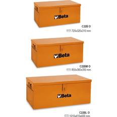 Beta Tools C22BM-O 850 x 350 x 360mm Metal Orange Tool Trunk Chest 022000160