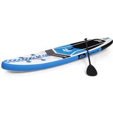 Costway 10'5'' Inflatable Stand Up Paddle Board Sup White White